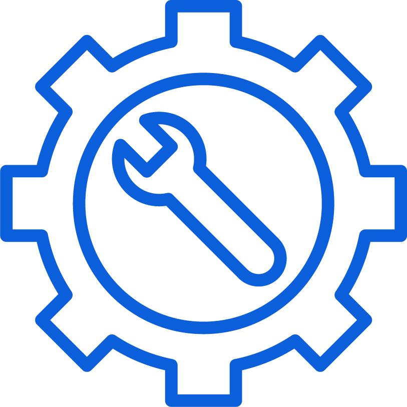 Icon representing maintenance monitoring and preventative fleet care